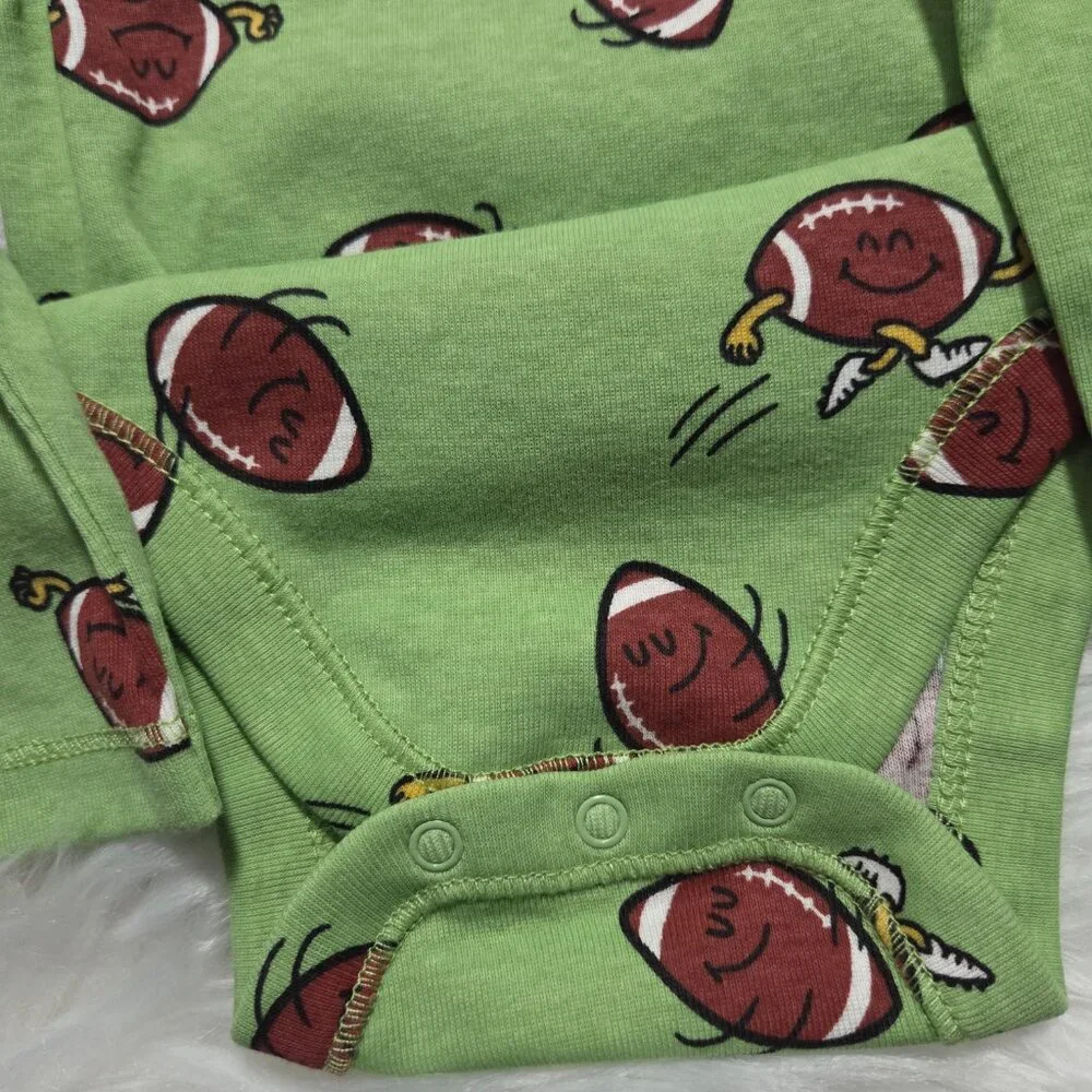 Old Navy Football Design Long-Sleeved Bodysuit